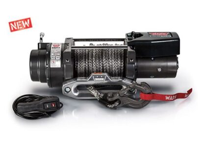 12 Volt 16500 LB Pull Line Cap 80 Ft Synthetic Rope