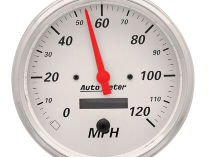 5 in. SPEEDOMETER, 0-120 MPH, ARCTIC WHITE