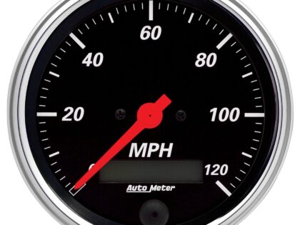 3-3/8 in. SPEEDOMETER, 0-120 MPH, DESIGNER BLACK