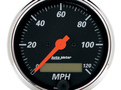 3-1/8 in. SPEEDOMETER, 0-120 MPH, DESIGNER BLACK
