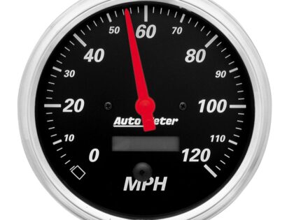 5 in. SPEEDOMETER, 0-120 MPH, DESIGNER BLACK