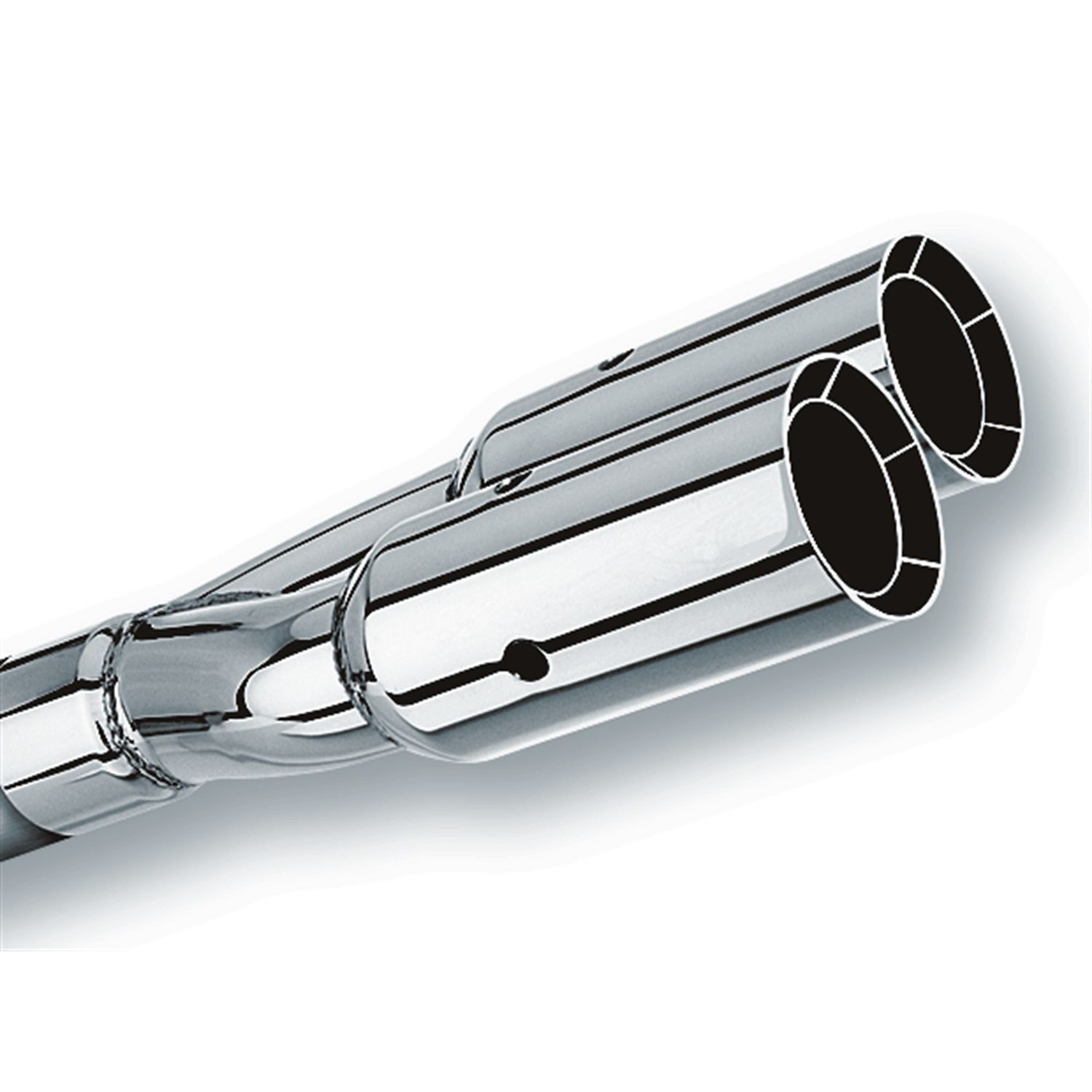 Tip 2 Tip 2.5" Inlet/ 3" Outlet Dual Round Intercooled With Y-Pipe