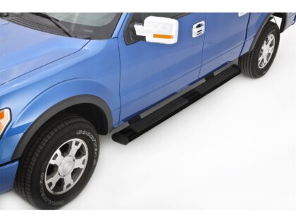 Lund 222687 Universal Black Composite 6 Inch Oval Nerf Bars, 87 In.; Bracket Kit Sold Separately