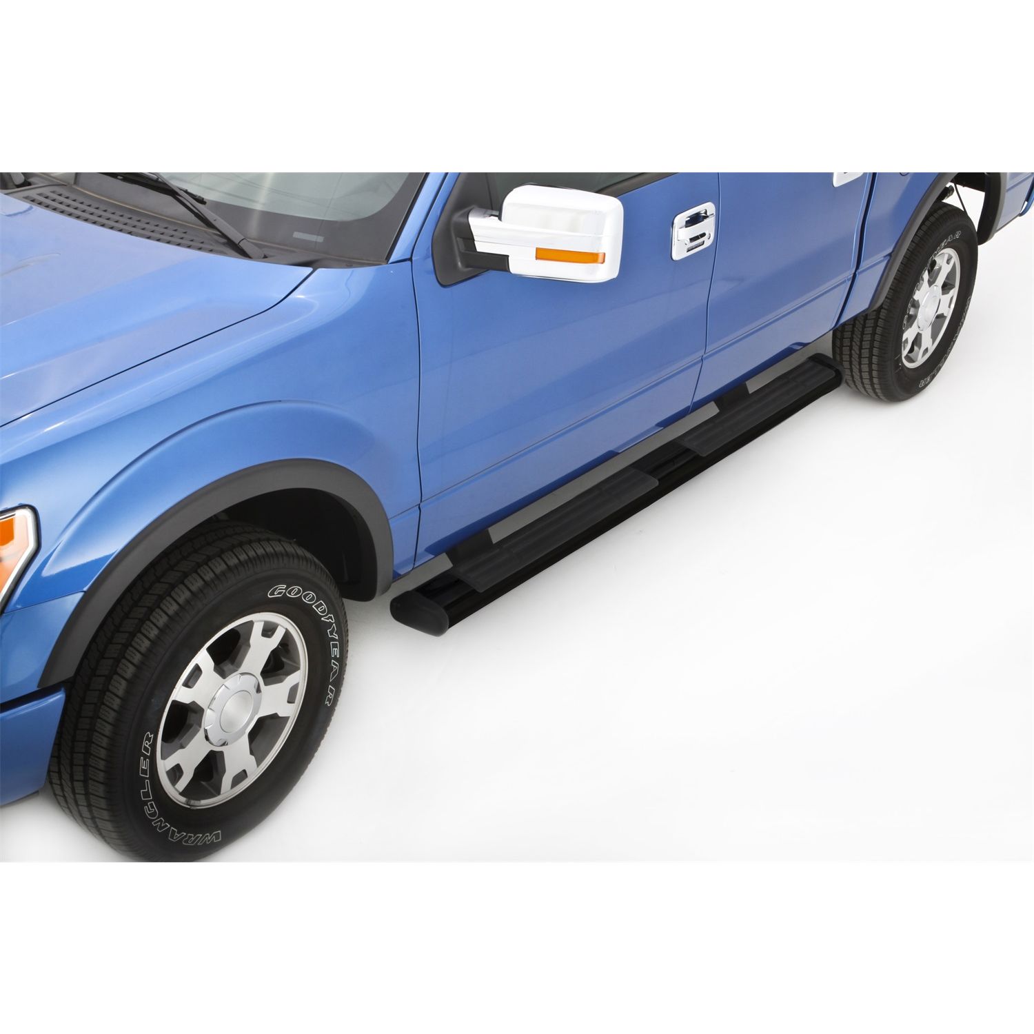 Lund 222687 Universal Black Composite 6 Inch Oval Nerf Bars, 87 In Lund 222687 Universal Black Composite 6 Inch Oval Nerf Bars, 87 In.; Bracket Kit Sold Separately