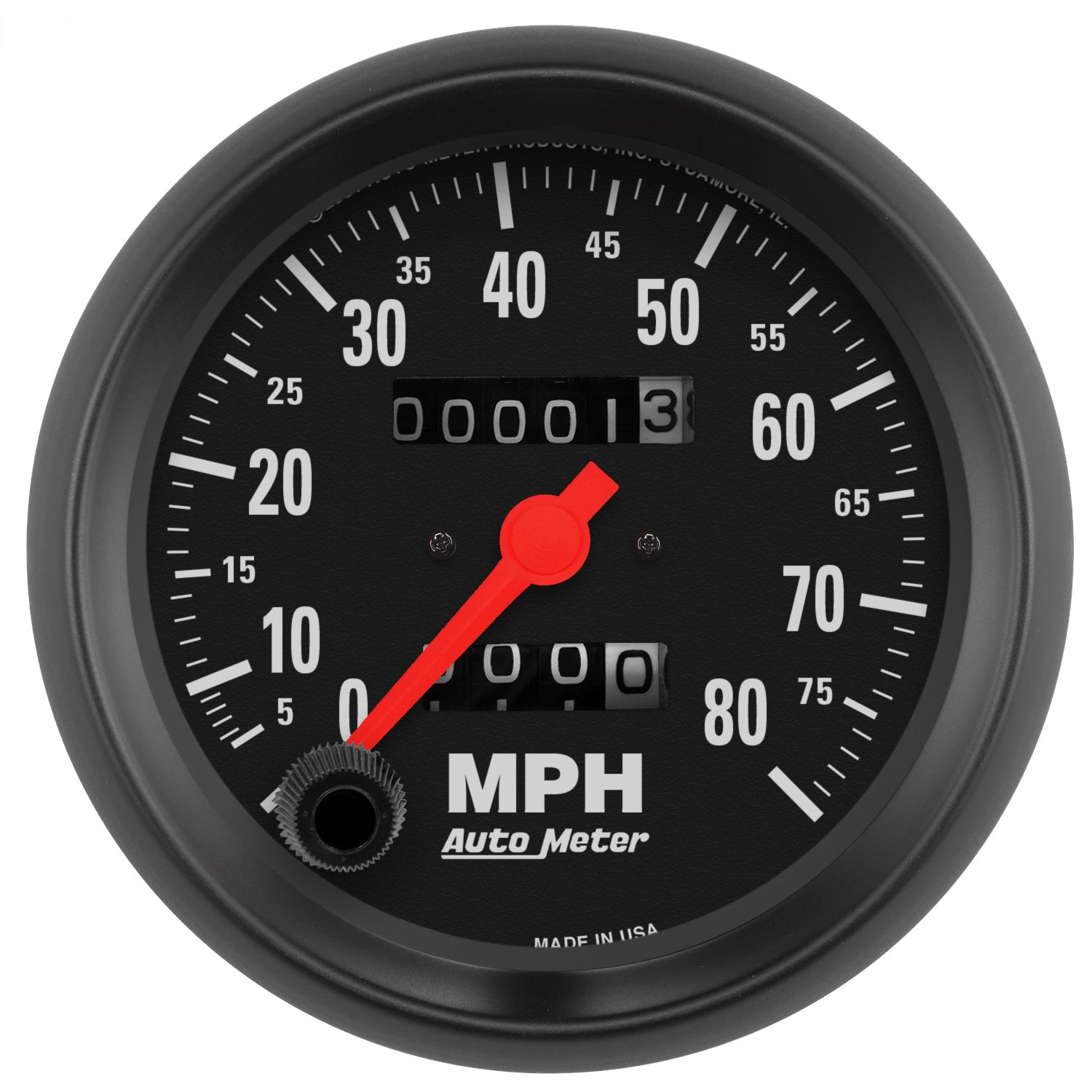 3-3/8 in 3-3/8 in. SPEEDOMETER, 0-80 MPH, Z-SERIES