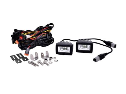 KC Hilites 2" C-Series C2 LED - 2-Light System - Backup - 20W Flood Beam