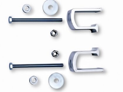 Lund 954100 Toolbox Mounting Kit, Brite Aluminum