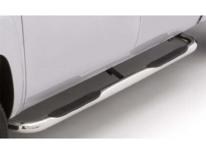 Lund 22675768 Polished Stainless Steel 3 Inch Round Bent Nerf Bars for 2002-2008 Dodge Ram 1500, 2003-2009 Ram 2500/3500 Extended Cab
