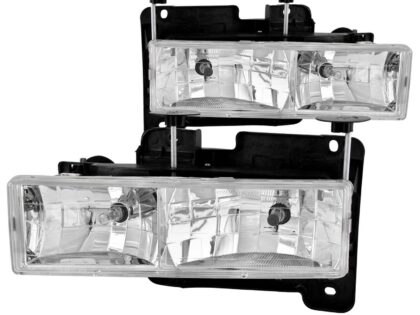 ANZO USA Crystal Headlight Set