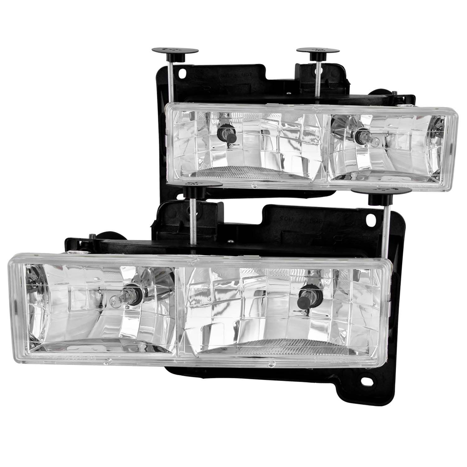 ANZO USA Crystal Headlight Set 1 ANZO USA Crystal Headlight Set