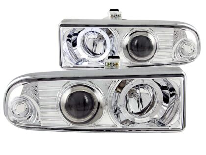 ANZO USA Projector Headlight Set w/Halo