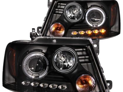 ANZO USA Projector Headlight Set w/Halo