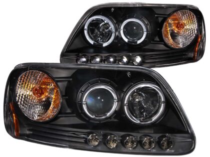 ANZO USA Projector Headlight Set w/Halo