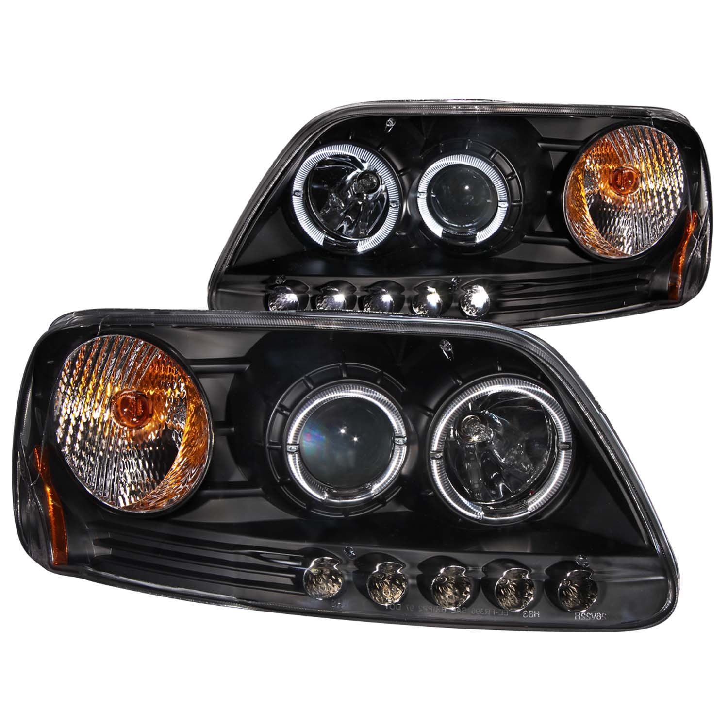 ANZO USA Projector Headlight Set w/Halo 1 ANZO USA Projector Headlight Set w/Halo