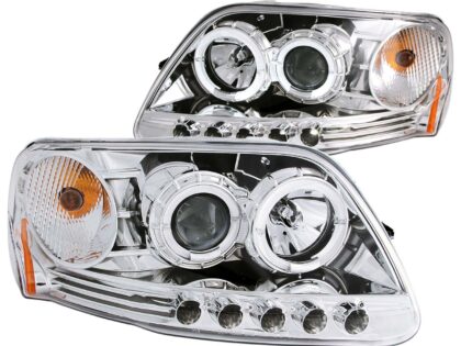 ANZO USA Projector Headlight Set w/Halo