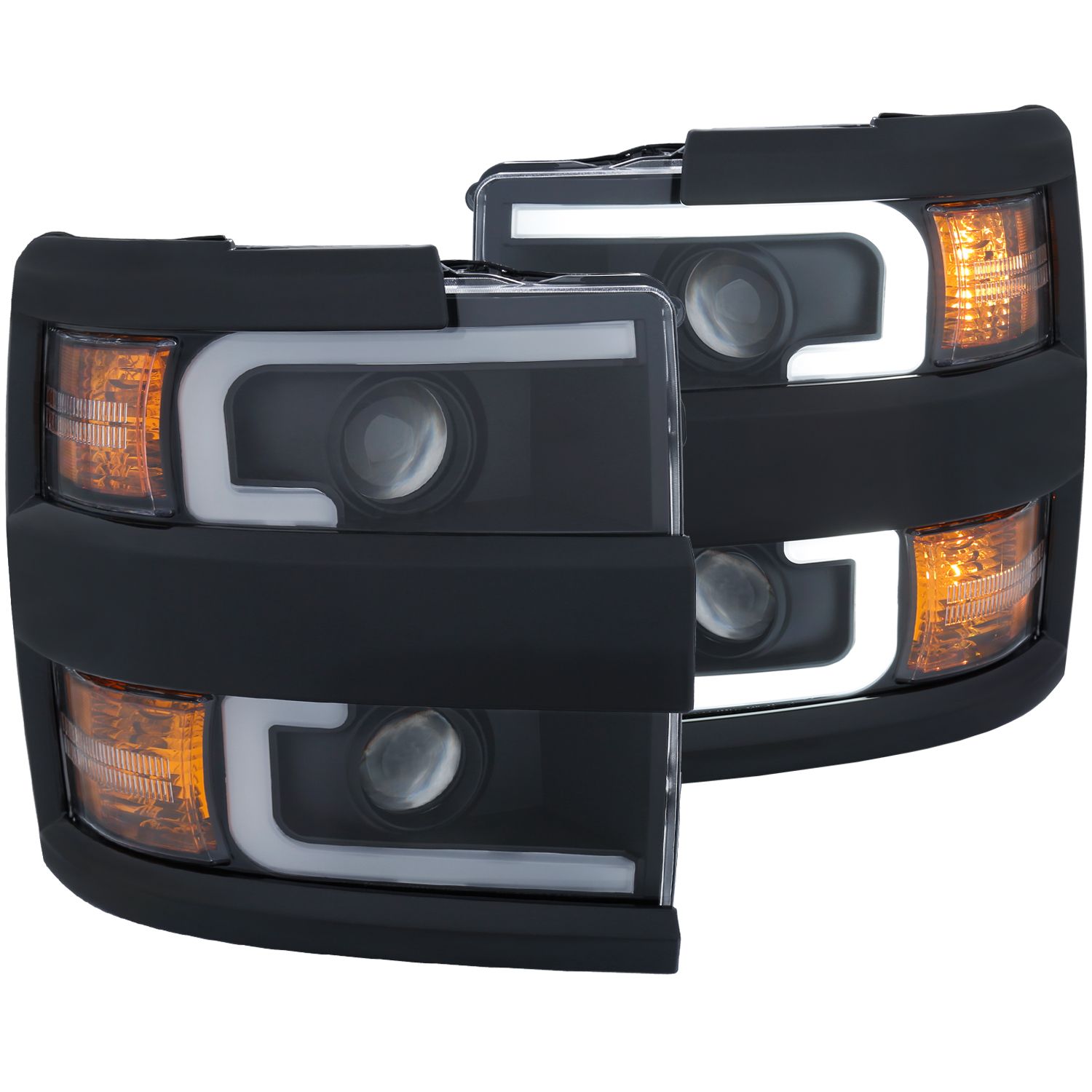 ANZO USA Projector Headlight Set 1 ANZO USA Projector Headlight Set