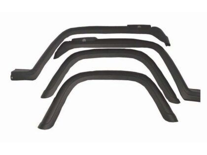 4 Piece Fender Flare Kit; 87-95 Jeep Wrangler YJ
