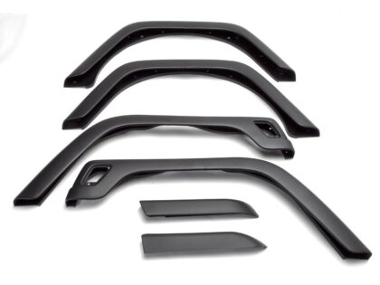 6 Piece Fender Flare Kit; 97-06 Jeep Wrangler TJ