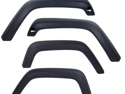 4 Piece Fender Flare Kit; 07-16 Jeep Wrangler JK