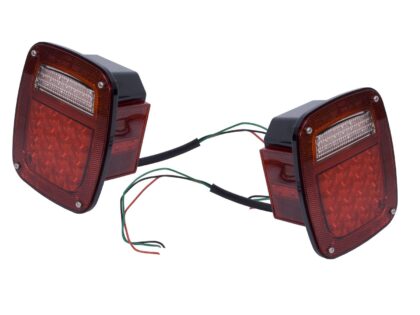 LED Tail Light Set; 76-06 Jeep CJ/Wrangler