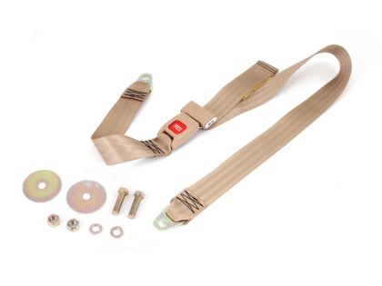 Lap Seat Belt, Tan; 87-95 Jeep Wrangler YJ