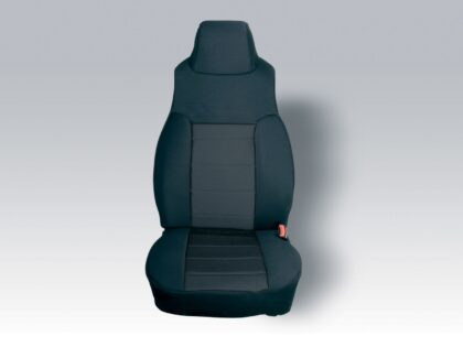 Neoprene Front Seat Covers, Black; 91-95 Jeep Wrangler YJ