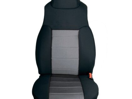 Neoprene Front Seat Covers, Gray; 91-95 Jeep Wrangler YJ