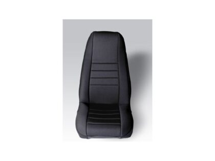 Neoprene Front Seat Covers, Black; 76-90 Jeep CJ/Wrangler YJ