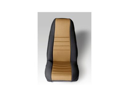Neoprene Front Seat Covers, Tan; 76-90 Jeep CJ/Wrangler YJ