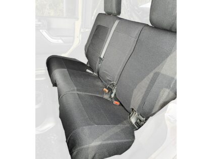 Elite Ballistic Seat Cover, Rear, Black, 4 Door; 07-10 Wrangler JKU
