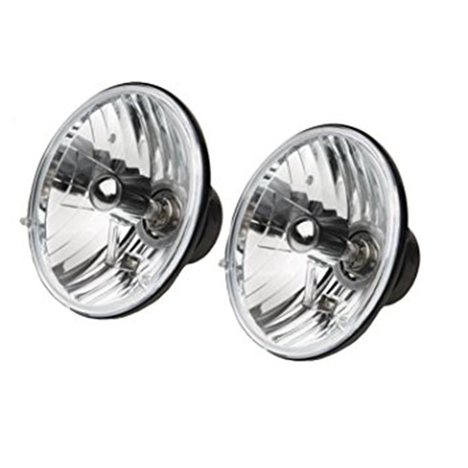 Rampage Products 5089925 Universal Clear Halogen Headlight Conversion Kit with Round H4 55/60W Bulbs 1 Rampage Products 5089925 Universal Clear Halogen Headlight Conversion Kit with Round H4 55/60W Bulbs