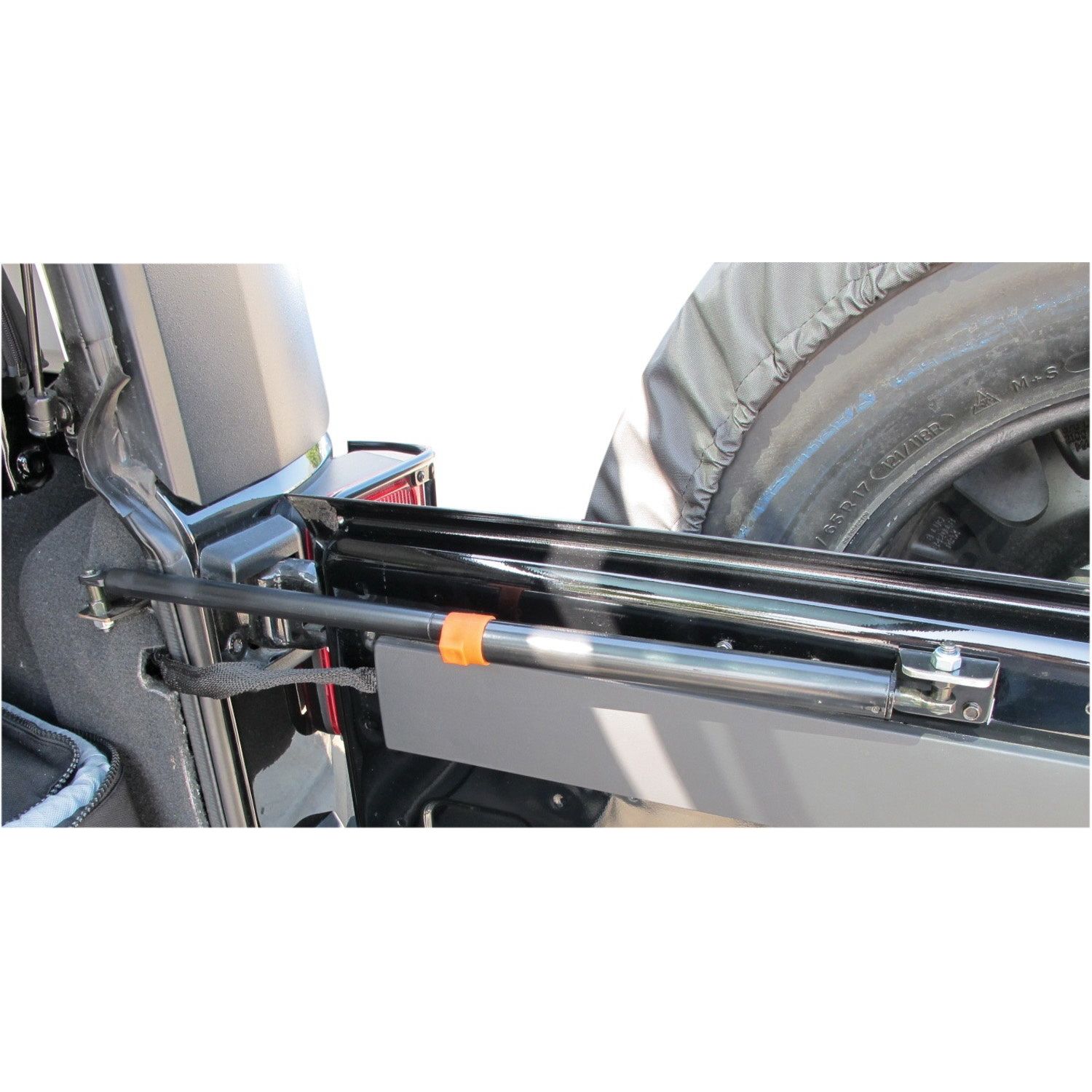 Rampage Products 86618 Rear Tailgate Gas Strut Stabilizer for 2007-2010 Jeep Wrangler JK