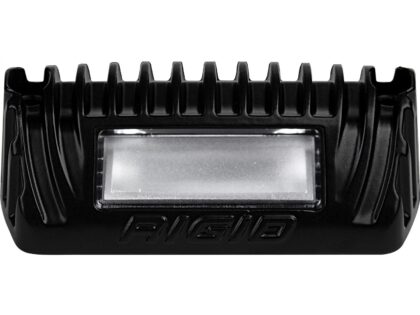 RIGID 1x2 65 Degree DC LED Scene Light, Amber, Black Housing, Single
