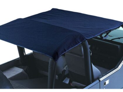 Rampage Products 94215R Combo Brief Extended Topper with Zip Out Rear Section for 1997-2006 Jeep TJ, Black Denim, Windshield Channel Required (sold separately)