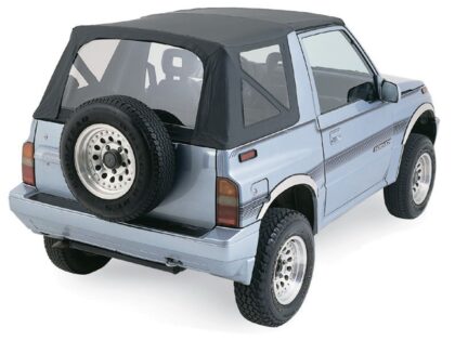 Rampage Products 98615 OEM Replacement Soft Top for 1986-1994 Suzuki Samurai, Black Denim