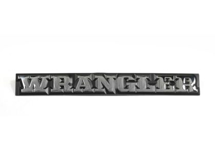 Wrangler Emblem; 87-90 Jeep Wrangler