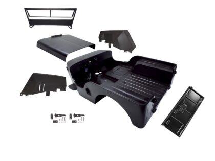 Body Tub Kit with Willys Script; 45-49 Willys CJ2A