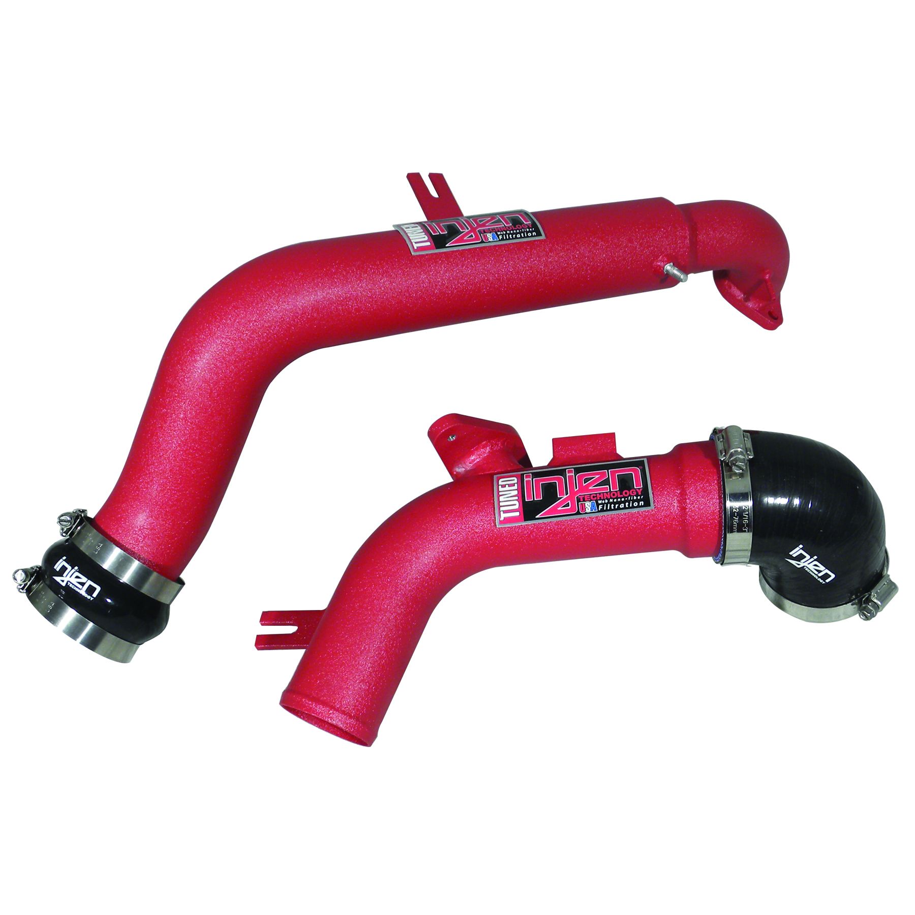 Injen Wrinke Red SES Intercooler Pipes 1 Injen Wrinke Red SES Intercooler Pipes