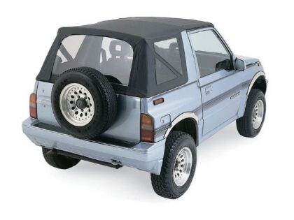 Rampage Products 98735 OEM Replacement Soft Top for 1988-1994 Suzuki Sidekick/Geo Tracker, Black Diamond
