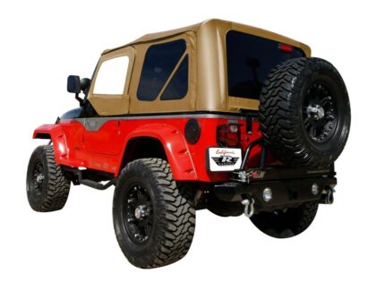 Rampage Products 912917 Premium Replacement Soft Top for 1997-2006 Jeep Wrangler TJ Spice Denim